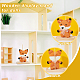 Деревянные витрины для кукол крючком ODIS-WH0070-10-5