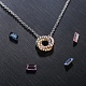 Ожерелья с подвесками из экологически чистой латуни NJEW-AA00088-03M-5