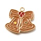 Noël alliage thème pendentifs émail&nbsp;ENAM-Q509-01KCG-12-1