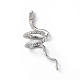 Boucles d'oreilles serpent en alliage EJEW-L263-01P-2