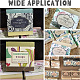 90 pièces 9 styles étiquette de papier savon motif tache de peinture DIY-WH0399-69-025-6