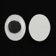 Wiggle bianco e nero occhi finti cabochons artigianato scrapbooking accessori fai da te giocattolo KY-S004E-1