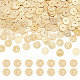 PH PandaHall 300pcs 8mm Gold Beads Heishi Disc Beads Brass Loose Beads Rondelle Spacer Beads Long-Lasting Beads Round Jewelry Beads for Necklace Bracelet Earring Jewelry Making KK-PH0005-58-1