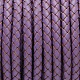 Braided Leather Cord WL-E009-3mm-04-2