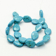 Natural Howlite Beads Strands TURQ-P027-49-2