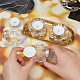 Ahademaker 4 Stück Kerzenhalter aus Glas AJEW-GA0005-48-3