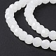 Brins de perles rondes en verre imitation jade facettées (32 facettes) X-EGLA-J042-4mm-30-6