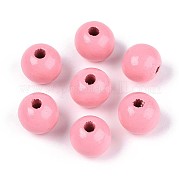 Круглые бусины из натурального дерева схима WOOD-A018-12mm-06