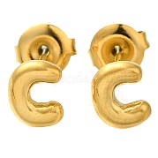 Серьги-гвоздики из нержавеющей стали 304 EJEW-I316-01G-C