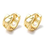 Серьги-кольца из латуни EJEW-M236-01A-G