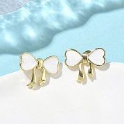 Серьги-гвоздики из латуни EJEW-F383-01G