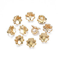 Цветочные акриловые бусины с УФ-покрытием&nbsp;PACR-R239-02