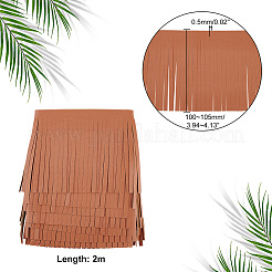 2 метр искусственной кожи с кисточками для отделки&nbsp;DIY-PH0010-44A-03