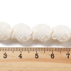 Нити резных бусин из синтетического коралла&nbsp;CORA-C003-13B-03