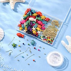 Наборы для самостоятельного изготовления браслетов и сережек&nbsp;DIY-FP0001-53