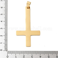 201 большой подвесной крест Святого Петра из нержавеющей стали&nbsp;STAS-S157-19G