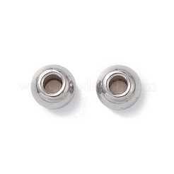 Разделительные бусины из нержавеющей стали 304&nbsp;STAS-T021-4