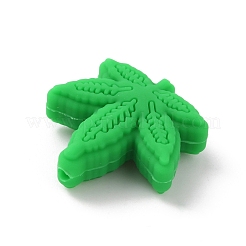 Perle di silicone foglia d'acero&nbsp;SIL-WH0010-18B