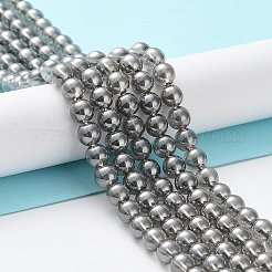 Fili di perline di cristallo di quarzo sintetico elettrolitico&nbsp;G-Z038-B02-01PL-1