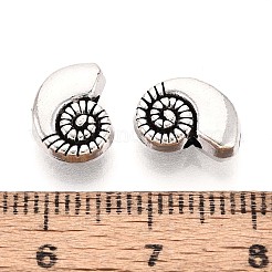 Сплавочные овальные бусины тибетского стиля &nbsp;TIBEB-T004-02AS