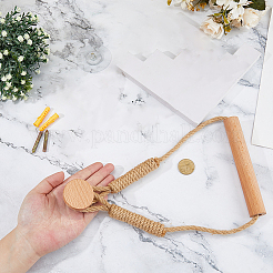 1 шт. деревянных настенных держателей для рулонов бумаги&nbsp;AJEW-FH0006-94