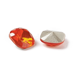 Cabochon in strass di vetro k9 elettroplaccati in stile opale&nbsp;RGLA-J021-B-NC