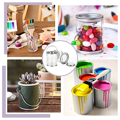 Прозрачные пластиковые банки для праздничных сувениров&nbsp;CON-WH0086-220