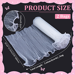 2 пакет органза для упаковки цветов букетная бумага&nbsp;DIY-GF0009-26A