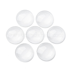 Cabochon in vetro trasparente&nbsp;GGLA-R026-25mm