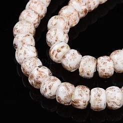 Светящиеся стеклянные бусины ручной работы из золотой фольги&nbsp;FOIL-N029-02A-10