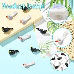 10шт 2 цвета бусины лэмпворк ручной работы&nbsp;LAMP-CJ0002-54