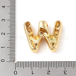 Colgante de circonita cúbica transparente micro pavé de latón&nbsp;KK-Z046-01G-W