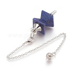 Биолокационные маятники из натурального лазурита&nbsp;KK-F756-09E