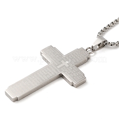 Не тускнеющие подвески из нержавеющей стали 201&nbsp;NJEW-H015-08P