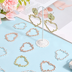 24 шт. подвески из сплава с открытым задним безелем&nbsp;FIND-SC0019-24