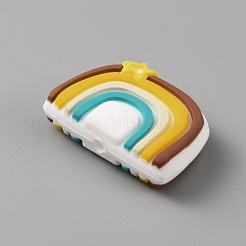 Силиконовые бусины&nbsp;SIL-WH0001-25B