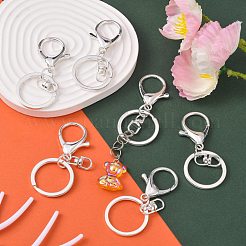 Сплав железа когтя омара застежка брелок&nbsp;KEYC-D016-S