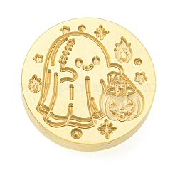 Halloween-Serie Wachssiegel Messing Stempelköpfe&nbsp;AJEW-M039-01F