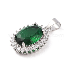 Латунные микро проложить кубического циркония подвески&nbsp;ZIRC-I066-05A-03