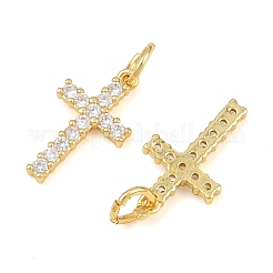 Messing micro pave klare zirkonia anhänger&nbsp;CU-CBA3D67-04G