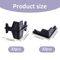 Пластиковые угловые защитные накладки 2 типа&nbsp;FIND-FH0017-13