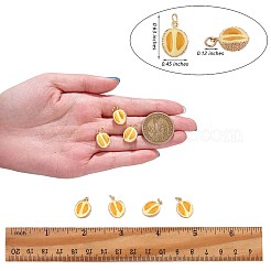 5 pezzo durian ciondolo ciondolo smalto frutta ciondolo imitazione frutta ciondolo per gioielli portachiavi collana orecchino fare artigianato&nbsp;JX378A