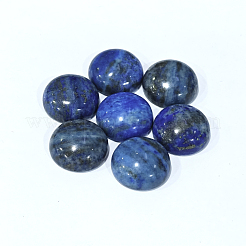 Lapis lazuli pierres précieuses naturelles teints dôme / demi rondes cabochons&nbsp;G-J330-06-18mm