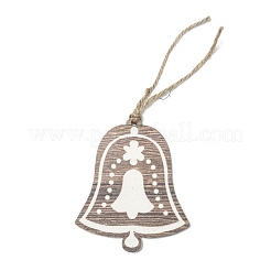Décorations de grand pendentif en bois sur le thème de noël&nbsp;WOOD-L011-B02