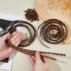 Полоски железных гвоздей&nbsp;FIND-WH0148-752R