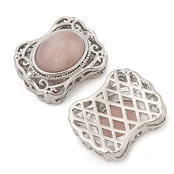 Многожильные звенья из розового кварца&nbsp;KK-M304-05P-04