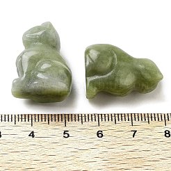Figurines sculptées en jade naturel du sud&nbsp;DJEW-L023-B13