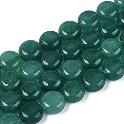 Chapelets de perles en jade blanc naturel teinté&nbsp;G-T143-16H