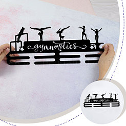 Модная железная вешалка для медалей&nbsp;ODIS-WH0021-313