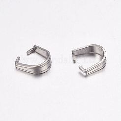 Защелкивающиеся дужки из нержавеющей стали марки 304&nbsp;LS-STAS-F117-15P-3x8mm